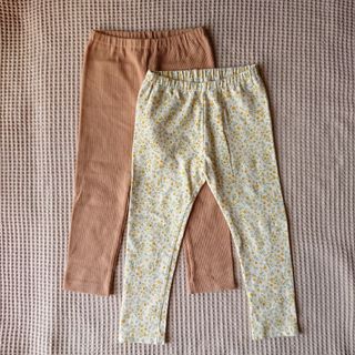 ユニクロ(UNIQLO)のUNIQLO ☆ レギンス２本セット(100cm)(パンツ/スパッツ)