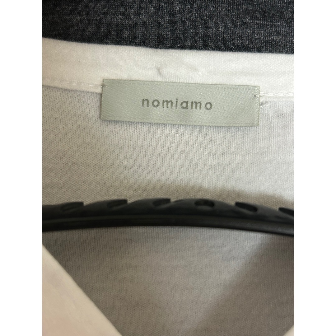 国内正規 新品 ■ nomiamo キーネック コットン Tシャツ ノミアモ nom-AD ■ グレー 50 国内正規 新品 ■ nomiamo キーネック コットン Tシャツ ノミアモ nom-AD ■ グレー 50