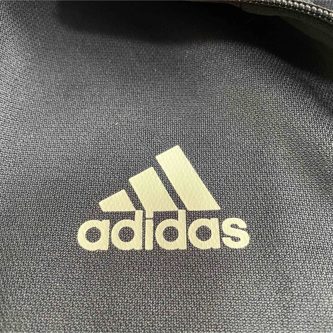 adidas(アディダス)のアディダス　ジャージ　トップス　長袖　デカロゴ　3本ライン　バックプリント　XL メンズのトップス(ジャージ)の商品写真