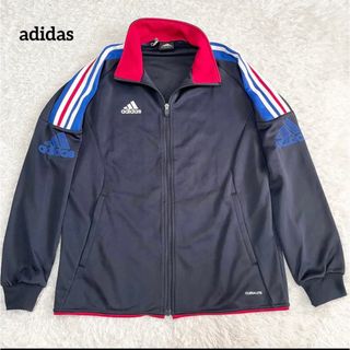 2779 adidasトラックジャケット ブラウン×ベージュ カラー3ストライプ