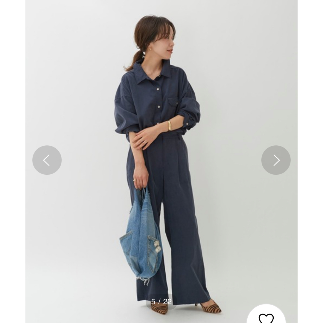 Plage  Nidom bio washer シャツ&パンツ　セットアップ