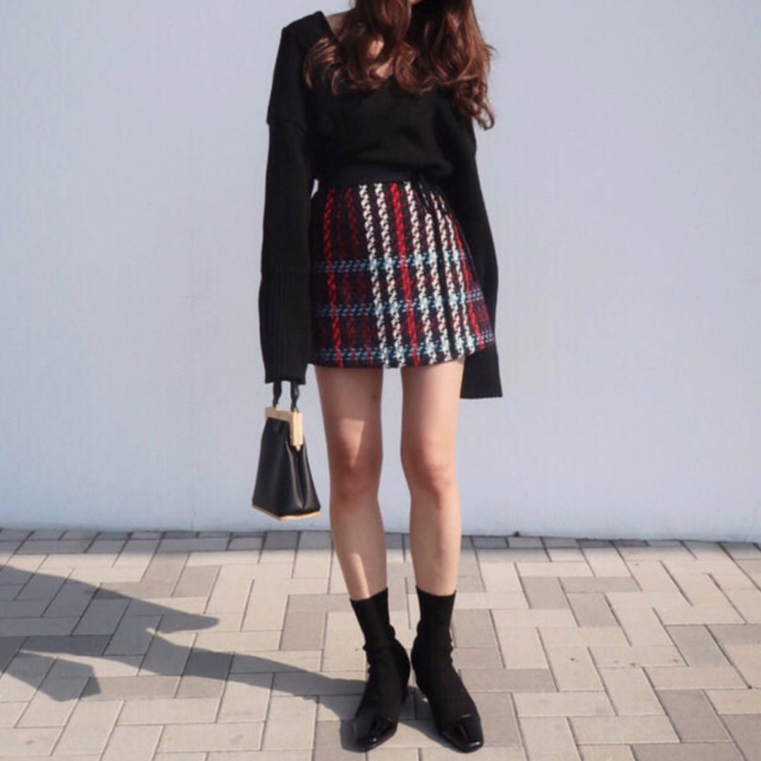 ミニスカートcheck skirt❤︎