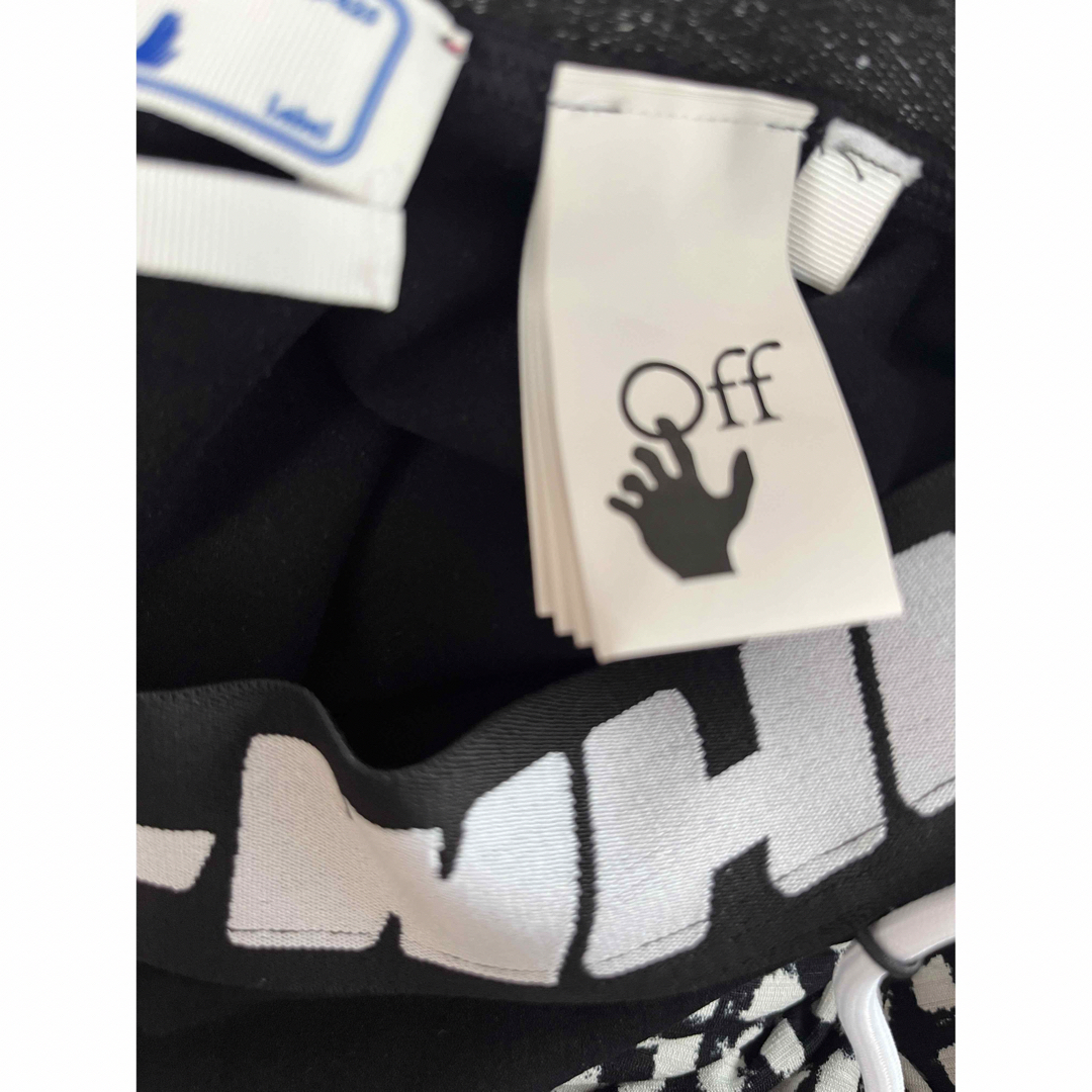 OFF-WHITE - off-white レギンス ブラック オフホワイト ヴァージルア ...