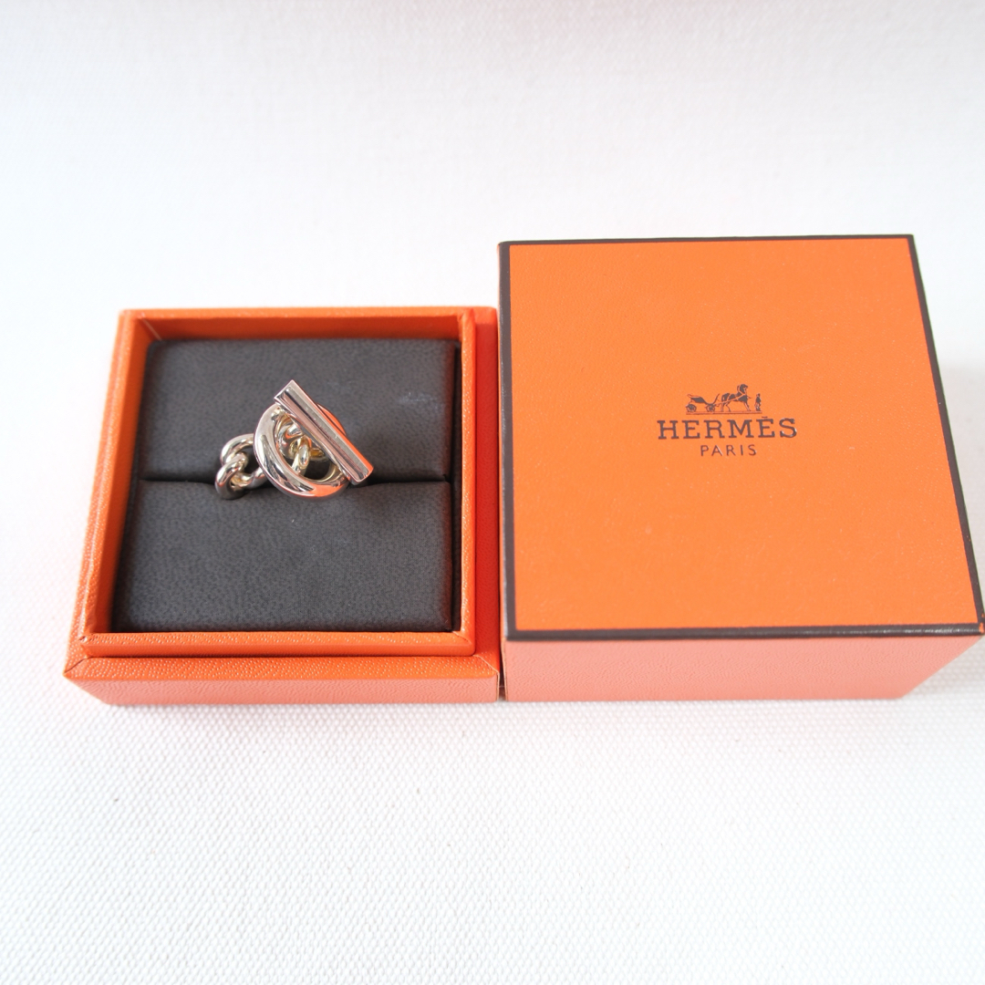 Hermes - 【ほぼ新品】HERMES クロワゼット GM リング 53 13号 54 14号