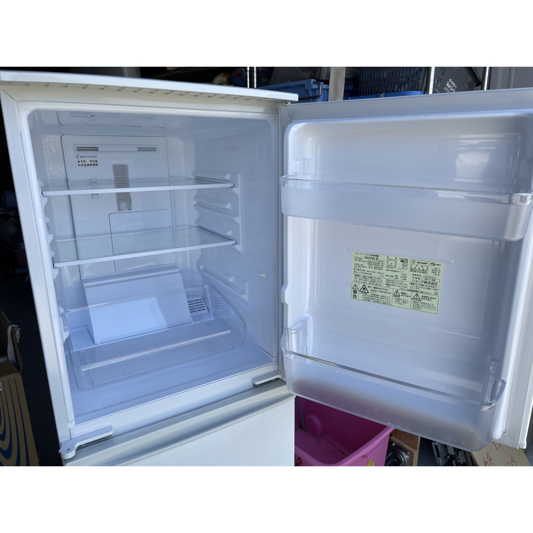 SHARP - 引取歓迎愛知 SHARP 137L 冷蔵庫 SJ-D14C-W 2017年製の通販 by