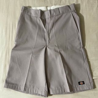 ディッキーズ(Dickies)の【値下げ】Dickies　ワークパンツ　ハーフパンツ　グレー(ワークパンツ/カーゴパンツ)