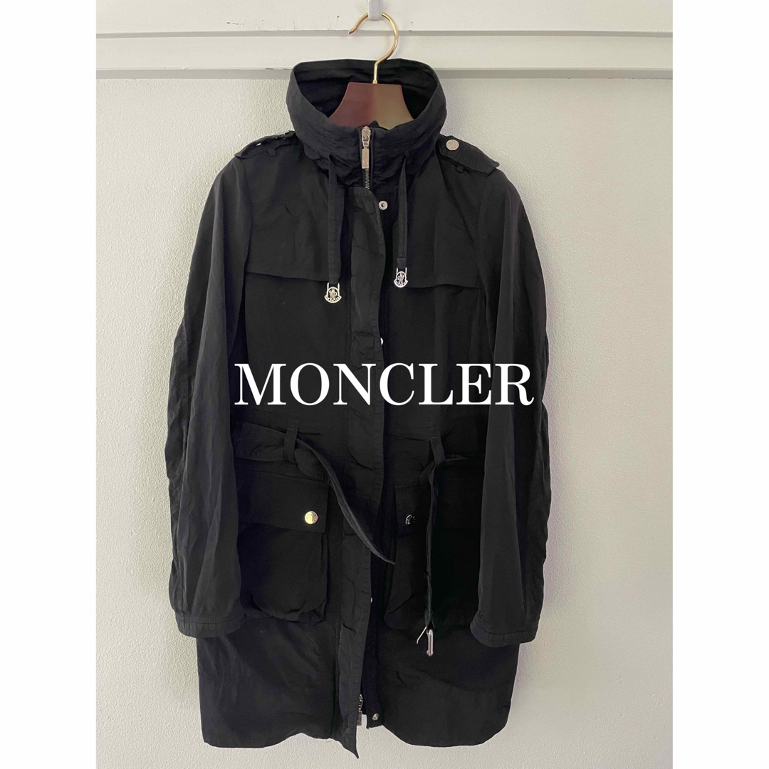 MONCLER モンクレール　トレンチコート　ロゴボタン