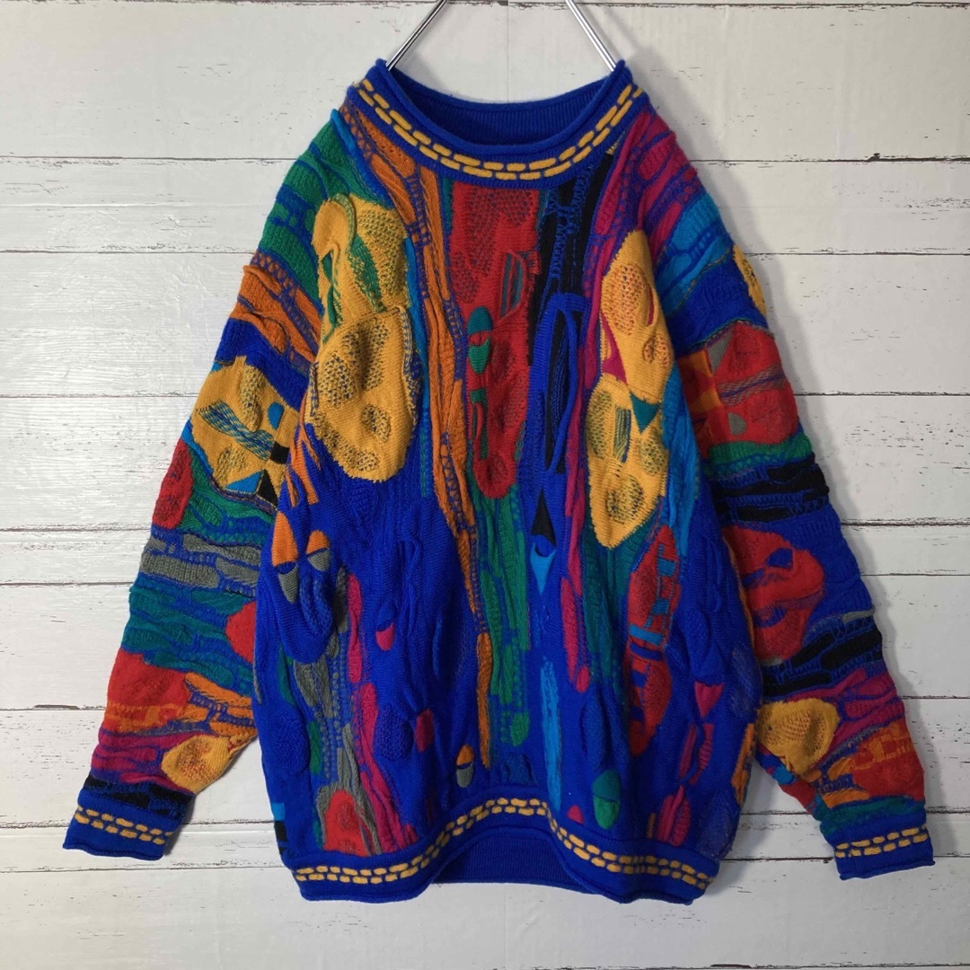 【幻の1点モノ】coogi クージー★立体 編込み 3Dニット 即完売モデル