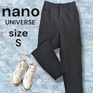 ナノユニバース(nano・universe)のnano UNIVERS♡ナノユニバース✨ストレッチ パンツ ウエストゴム 黒S(カジュアルパンツ)