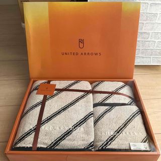 ユナイテッドアローズ(UNITED ARROWS)の【未使用品】ユナイテッドアローズ　タオルセット　バスタオル　フェイスタオル(タオル/バス用品)