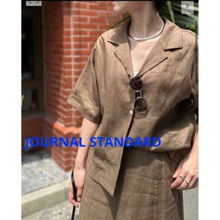 ジャーナルスタンダード(JOURNAL STANDARD)の新品JOURNAL STANDARD Northernリネンオープンカラーシャツ(シャツ/ブラウス(半袖/袖なし))