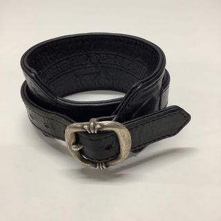 クロムハーツ(Chrome Hearts)のクロムハーツ　ガンスリンガー　R&R  タイニーバックル　ブラック　r558(ブレスレット)