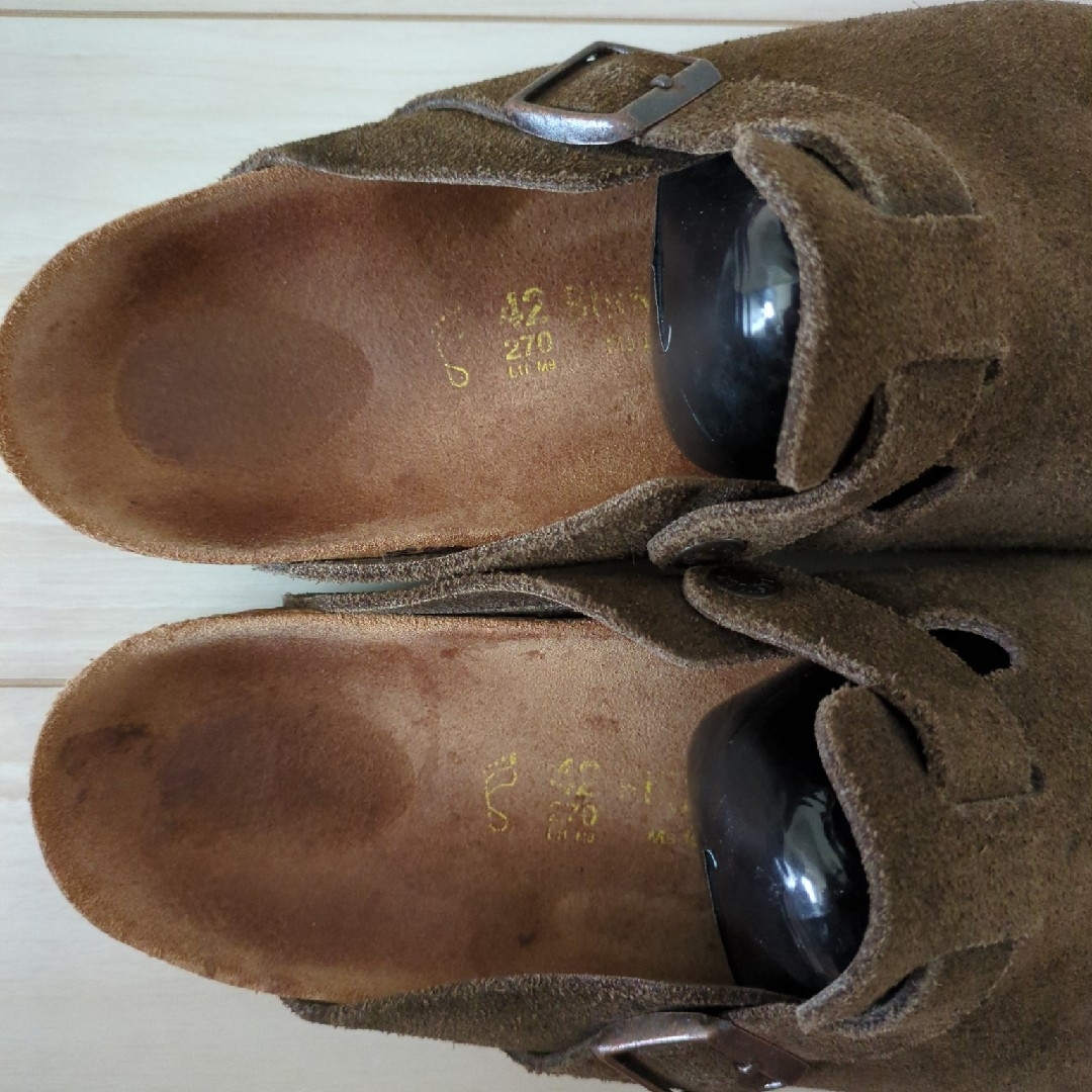 完璧 BIRKENSTOCK ビルケンシュトック Boston ボストブラウンン 41