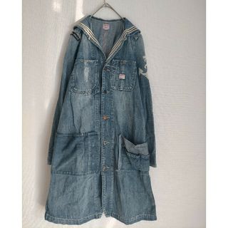 デニムダンガリー(DENIM DUNGAREE)のdenim dungaree セーラー デニム ワンピース(ワンピース)