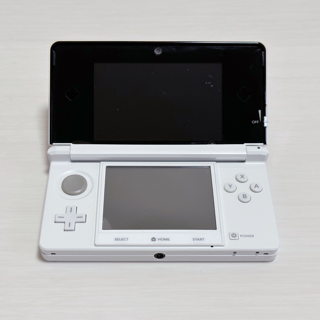 ニンテンドー 3DS 本体 ホワイト 充電器 モンスターハンター 3G 4 ...