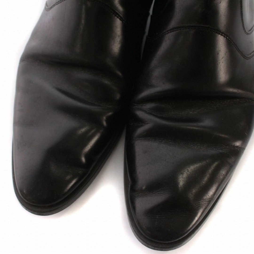 リーガル　サイドゴア　ストラップ　ショートブーツ　黒　本皮　24.5cm