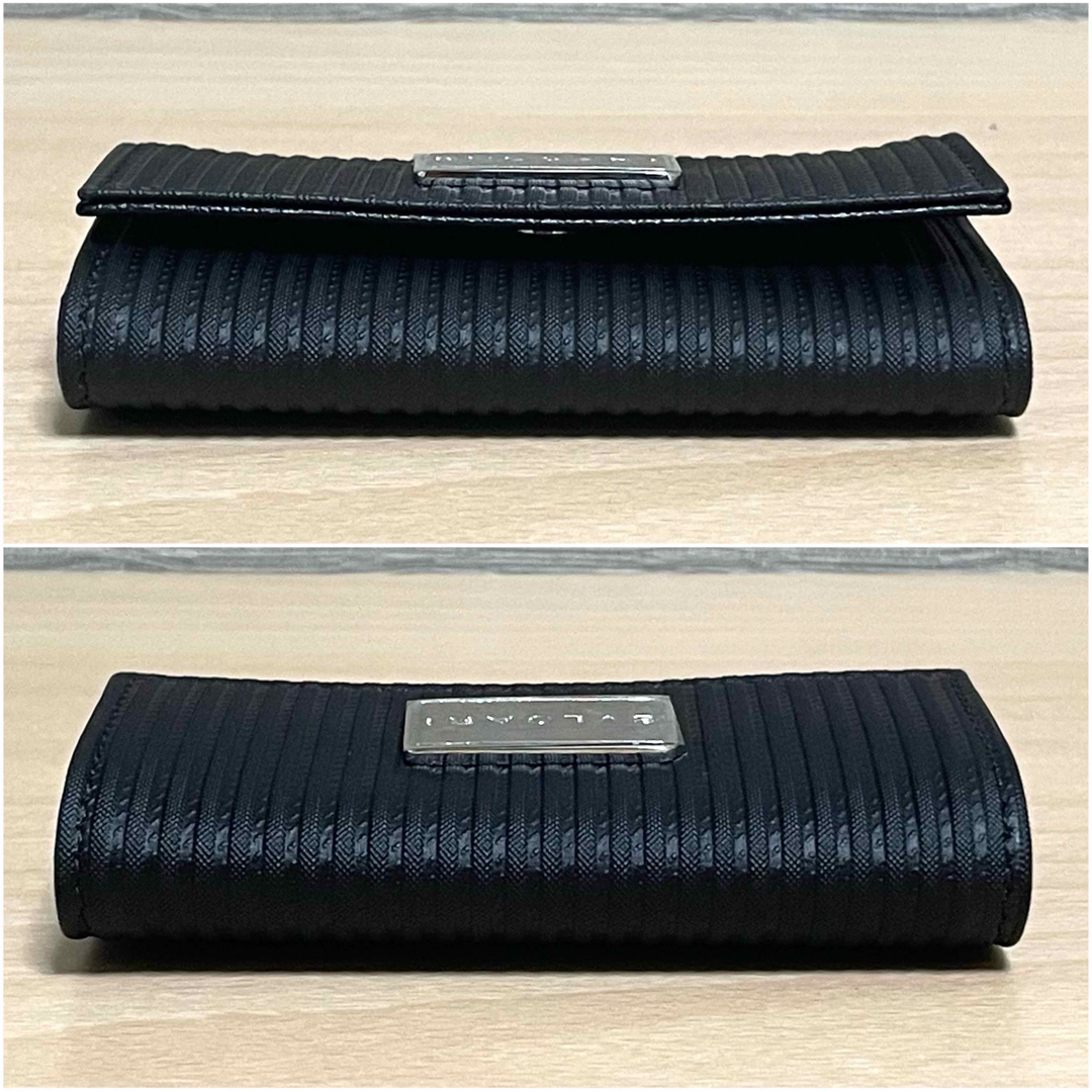 ✨新品未使用✨ BVLGARI ブルガリ ミレリゲ 4連キーケース ブラック