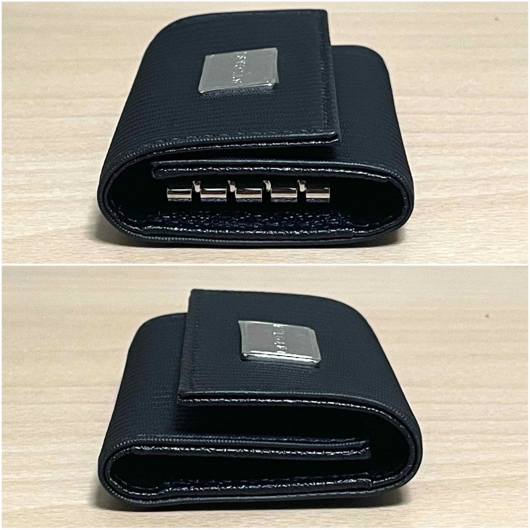 ✨新品未使用✨ BVLGARI ブルガリ ミレリゲ 4連キーケース ブラック