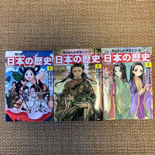 カドカワショテン(角川書店)の日本の歴史 １、２、３セット販売(絵本/児童書)