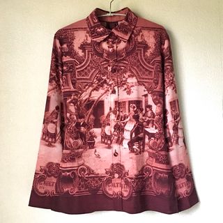 美品　Jean Paul GAULTIER  総柄　ブラウス　派手