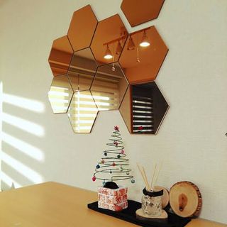 イケア(IKEA)のHÖNEFOSS ホーネフォッス 20ピース(壁掛けミラー)