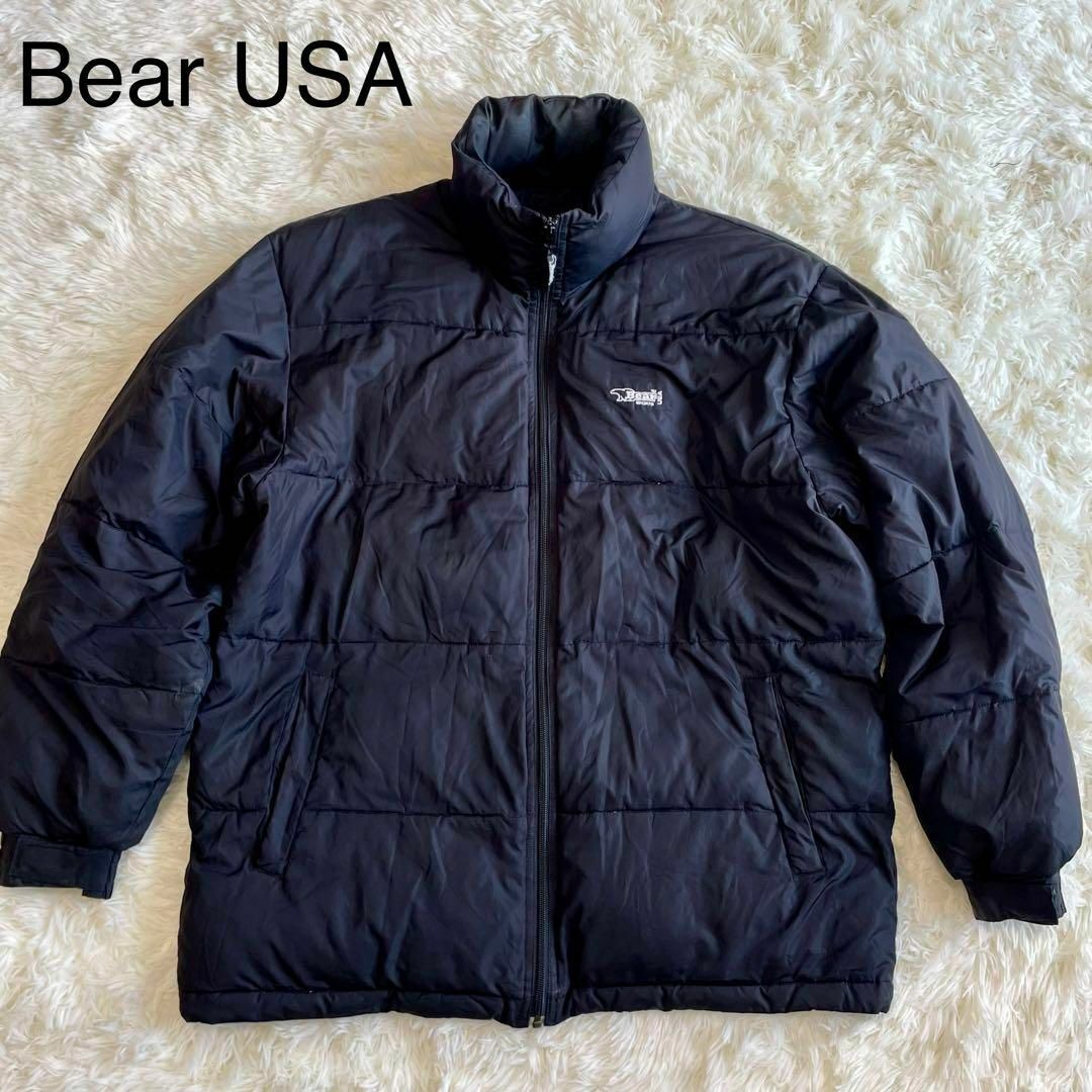 Bear USA(ベアー)の【Bear USA】ベアーユーエスエー　ダウンジャケット　黒　L メンズのジャケット/アウター(ダウンジャケット)の商品写真