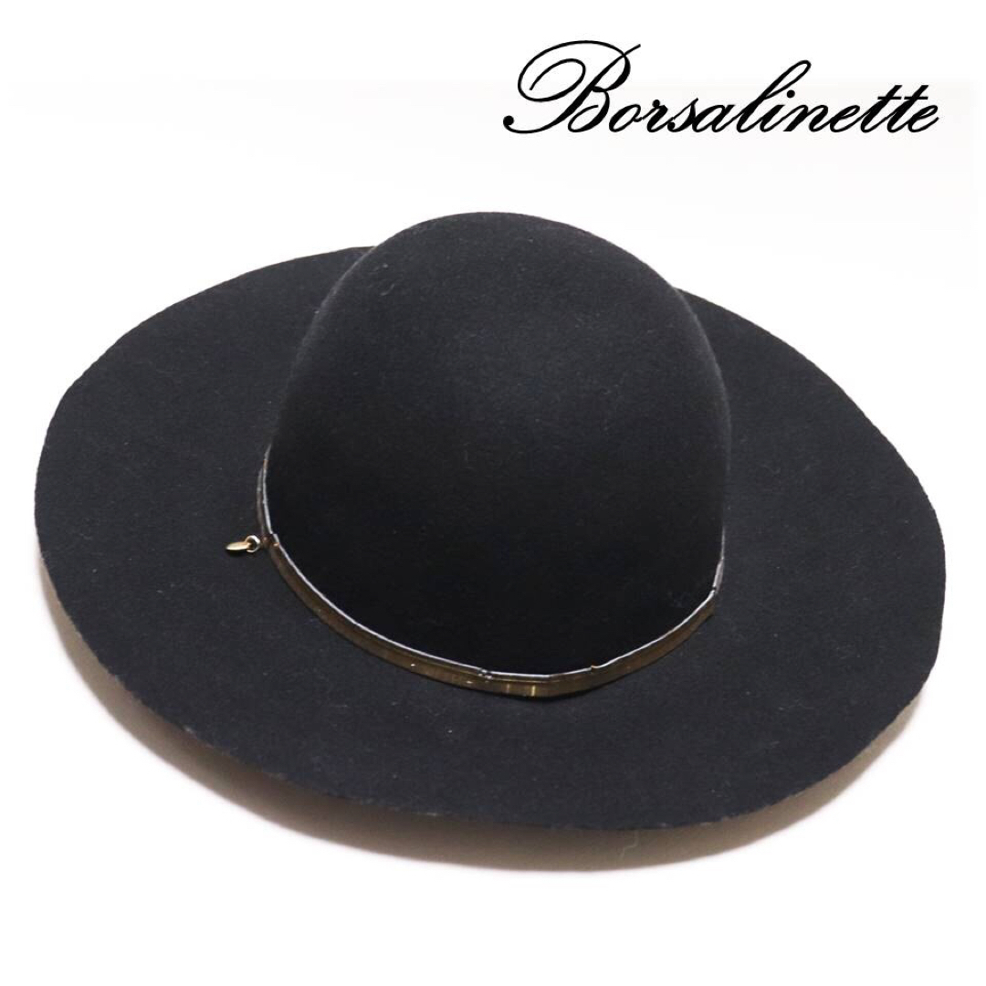 Borsalino - 《ボルサリネッテ》新品訳有 ツバ長 高級ウールフェルト