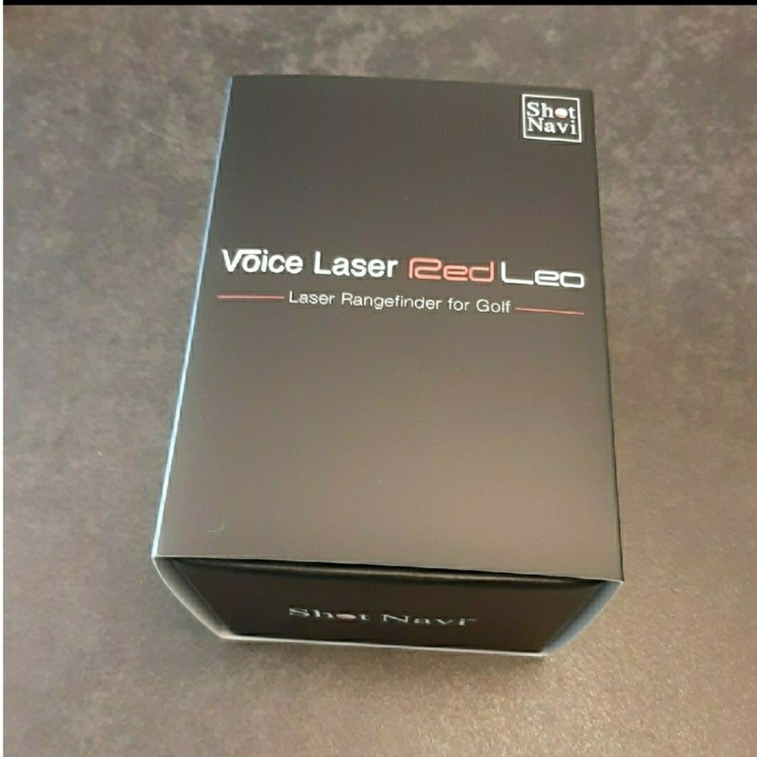 ショットナビ ゴルフ距離測定器 Voice Laser Red Leo