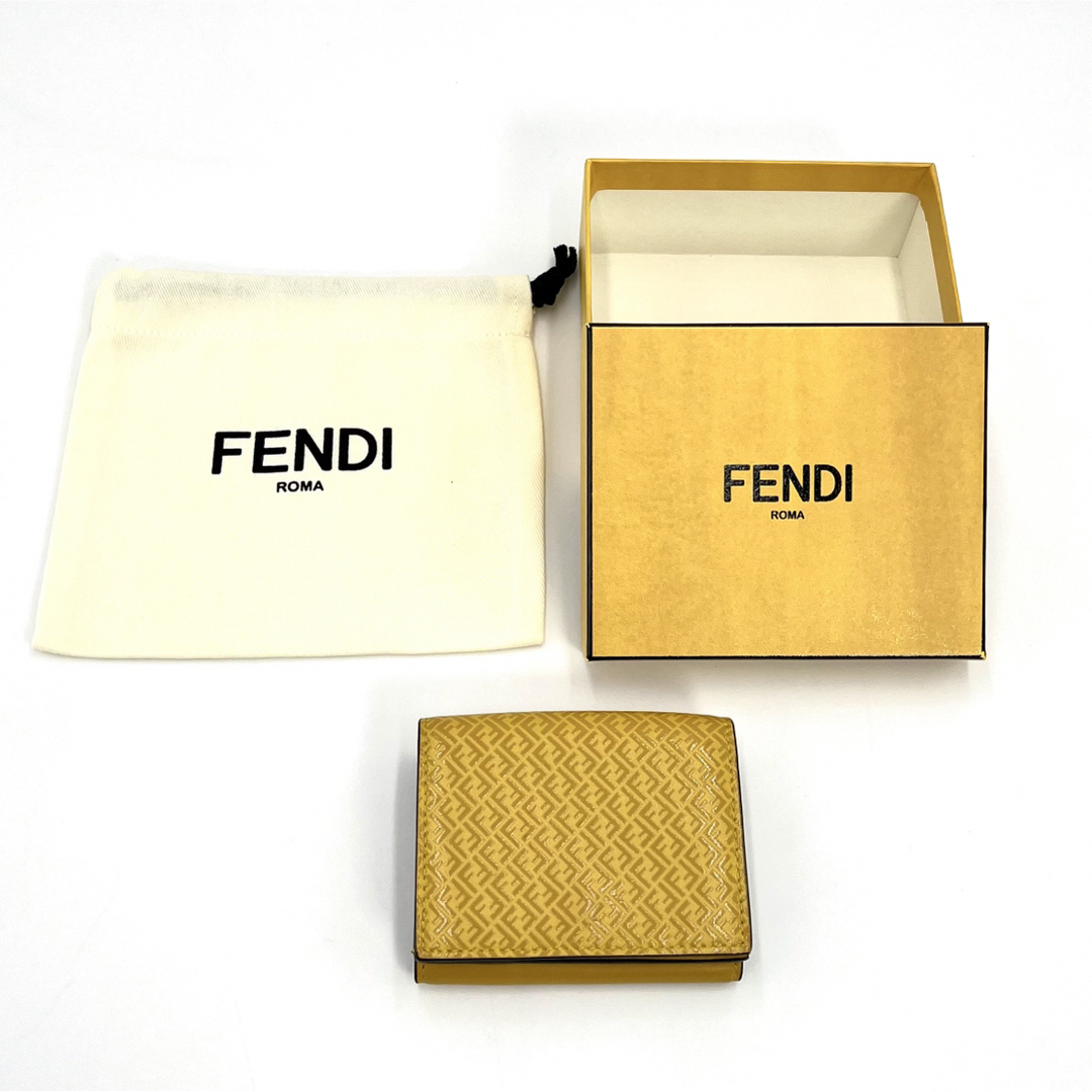 フェンディ 7M0280 バゲット コンパクトウォレット Wホック 三つ折り財布 1