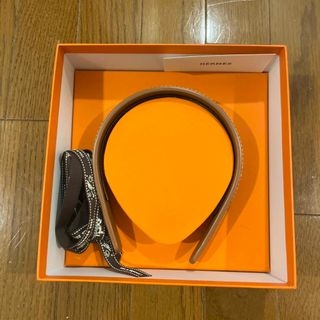 エルメスカチューシャヘアバンドエリザベス美品 エルメスカチューシャヘアバンドエリザベス美品