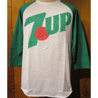 ジャクソンマティス(JACKSON MATISSE)のJACKSON MATISSE × 7UP ラグラン七分Tシャツ　Mサイズ(Tシャツ/カットソー(七分/長袖))