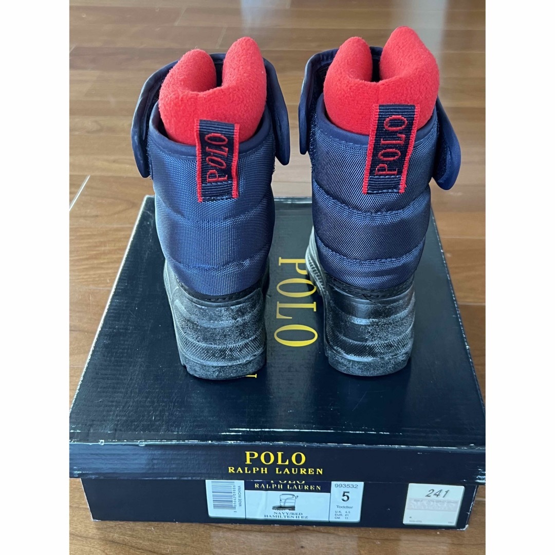 POLO RALPH LAUREN(ポロラルフローレン)のPOLO スノーブーツ 11cm キッズ/ベビー/マタニティのベビー靴/シューズ(~14cm)(ブーツ)の商品写真
