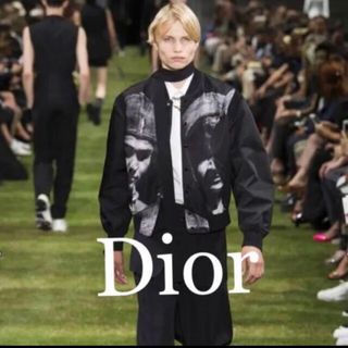 ディオールオム(DIOR HOMME)の激レア！Dior Homme Printed Varsity Jacket  (ナイロンジャケット)