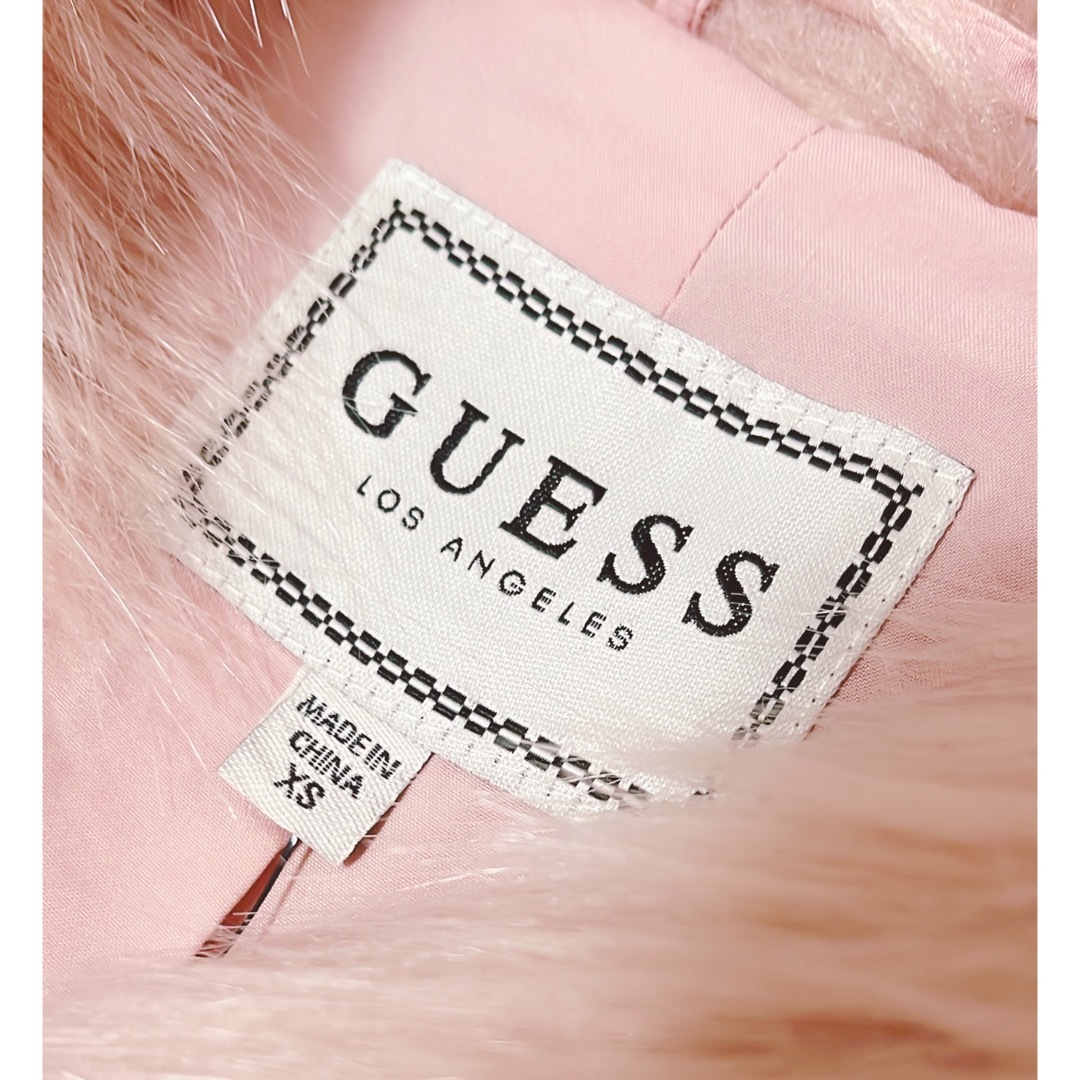 値下げ‼️【美品】guessファーコート