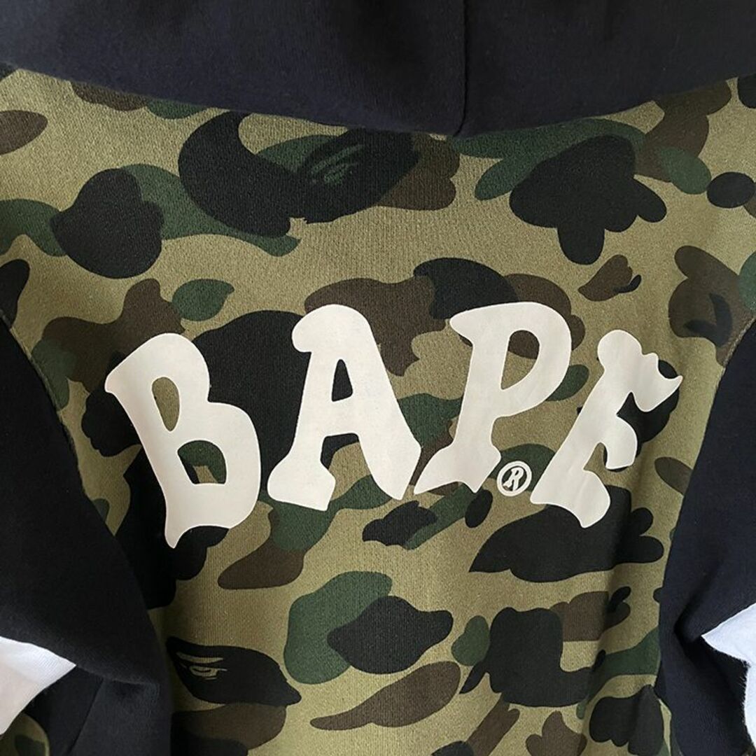 A BATHING APE BAPE CAMO 迷彩 猿 カモ ジップパーカー