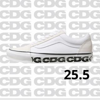 コムデギャルソン(COMME des GARCONS)の【希少】コムデギャルソン CDG VANS OLD SKOOL LX WHITE(スニーカー)