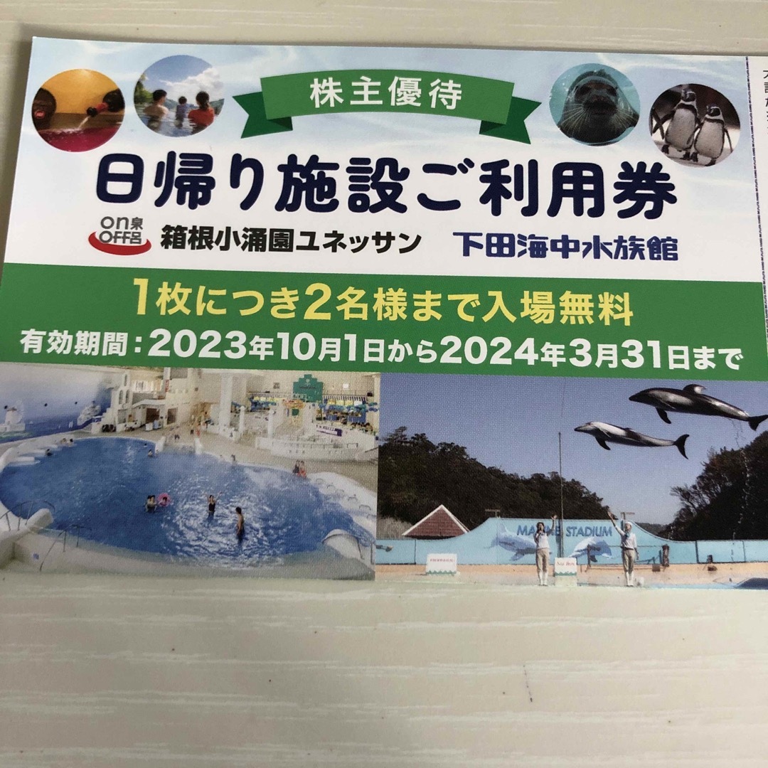 藤田観光　株主優待　2セット