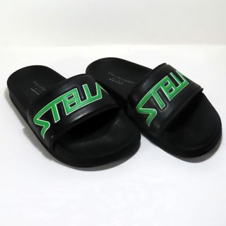 ステラマッカートニー(Stella McCartney)のステラマッカートニー ジュニア キッズ サンダル 28 17.5cm相当 黒×緑(サンダル)