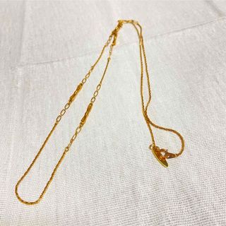 クロエ(Chloe)の【美品！】クロエ ゴールドロングネックレス(ネックレス)