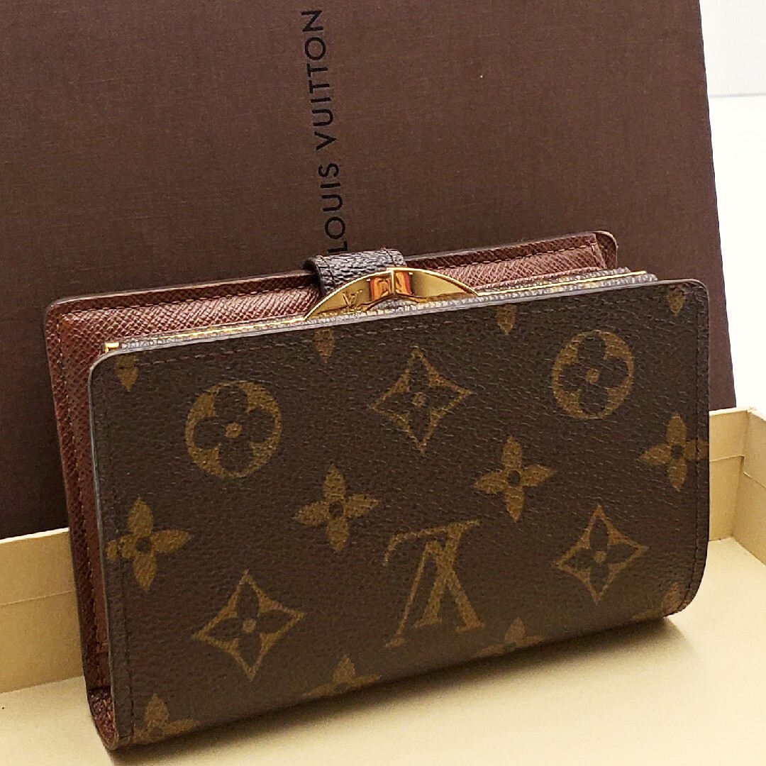 LOUIS VUITTON(ルイヴィトン)の‼️即売れ御免‼️ルイヴィトン モノグラム ヴィエノワ がま口 折り財布 レディースのファッション小物(財布)の商品写真