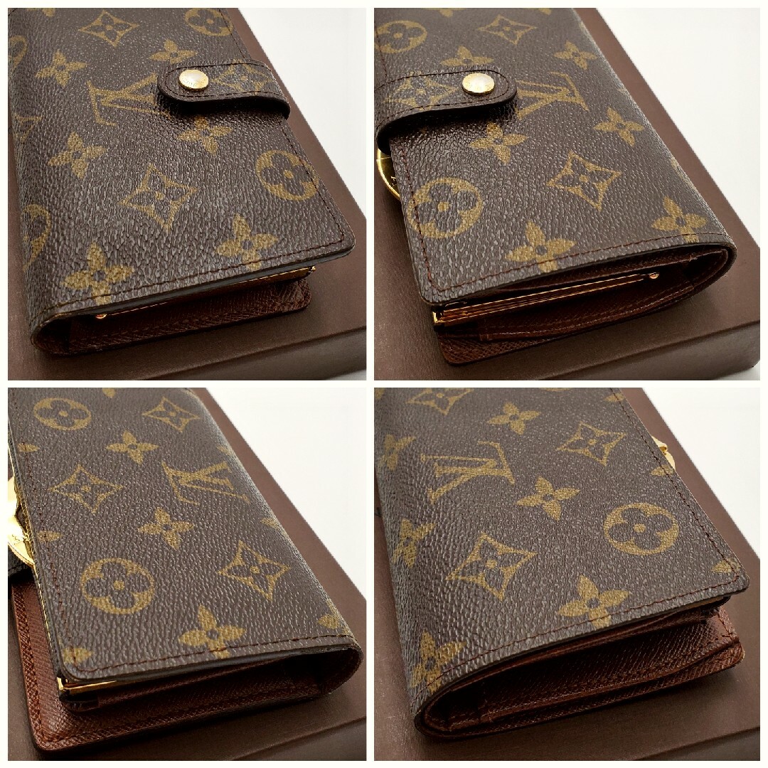 LOUIS VUITTON(ルイヴィトン)の‼️即売れ御免‼️ルイヴィトン モノグラム ヴィエノワ がま口 折り財布 レディースのファッション小物(財布)の商品写真