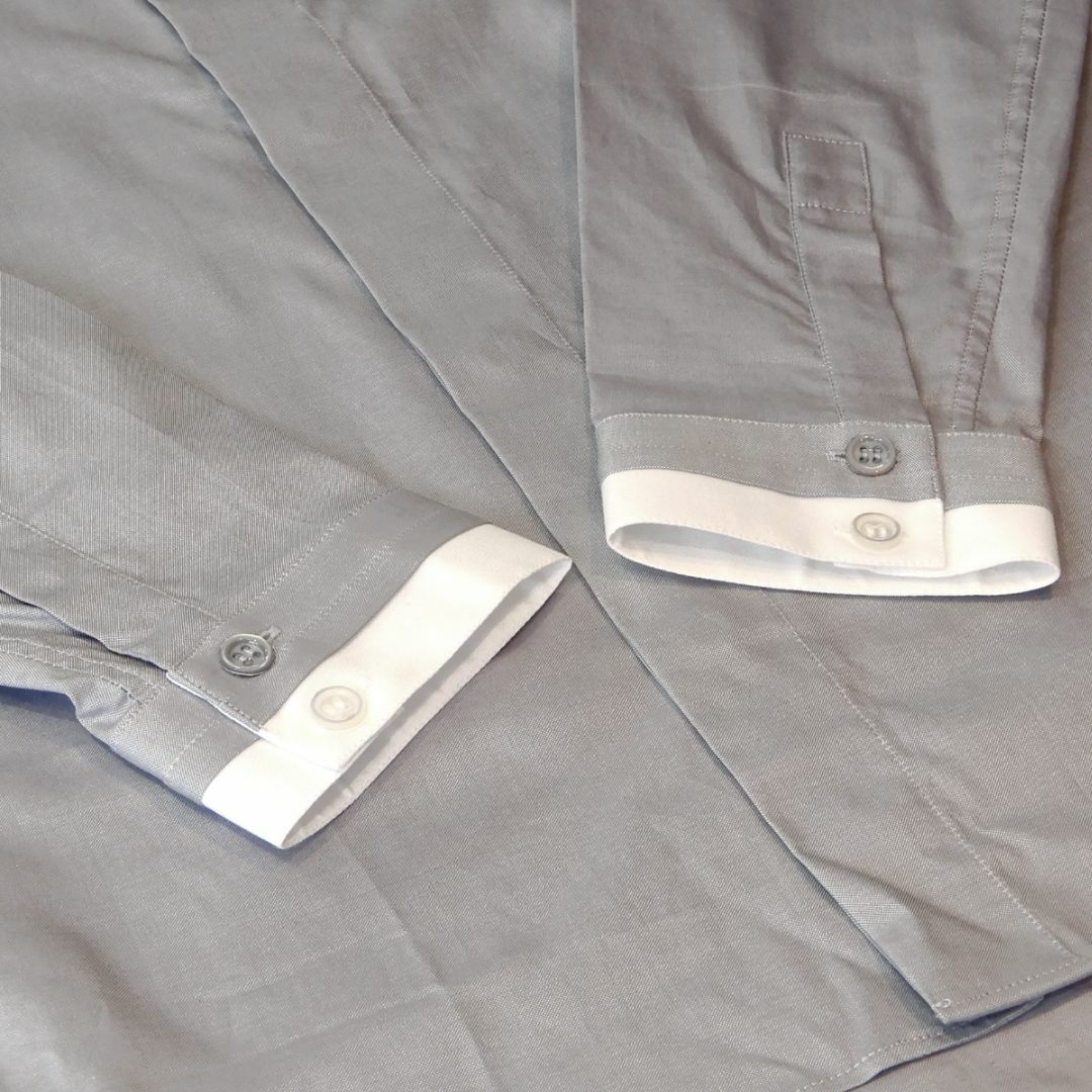 DIOR HOMME(ディオールオム)の新品同様 ディオールオム Sサイズ #37 長袖シャツ グレー ドレスシャツ メンズのトップス(シャツ)の商品写真