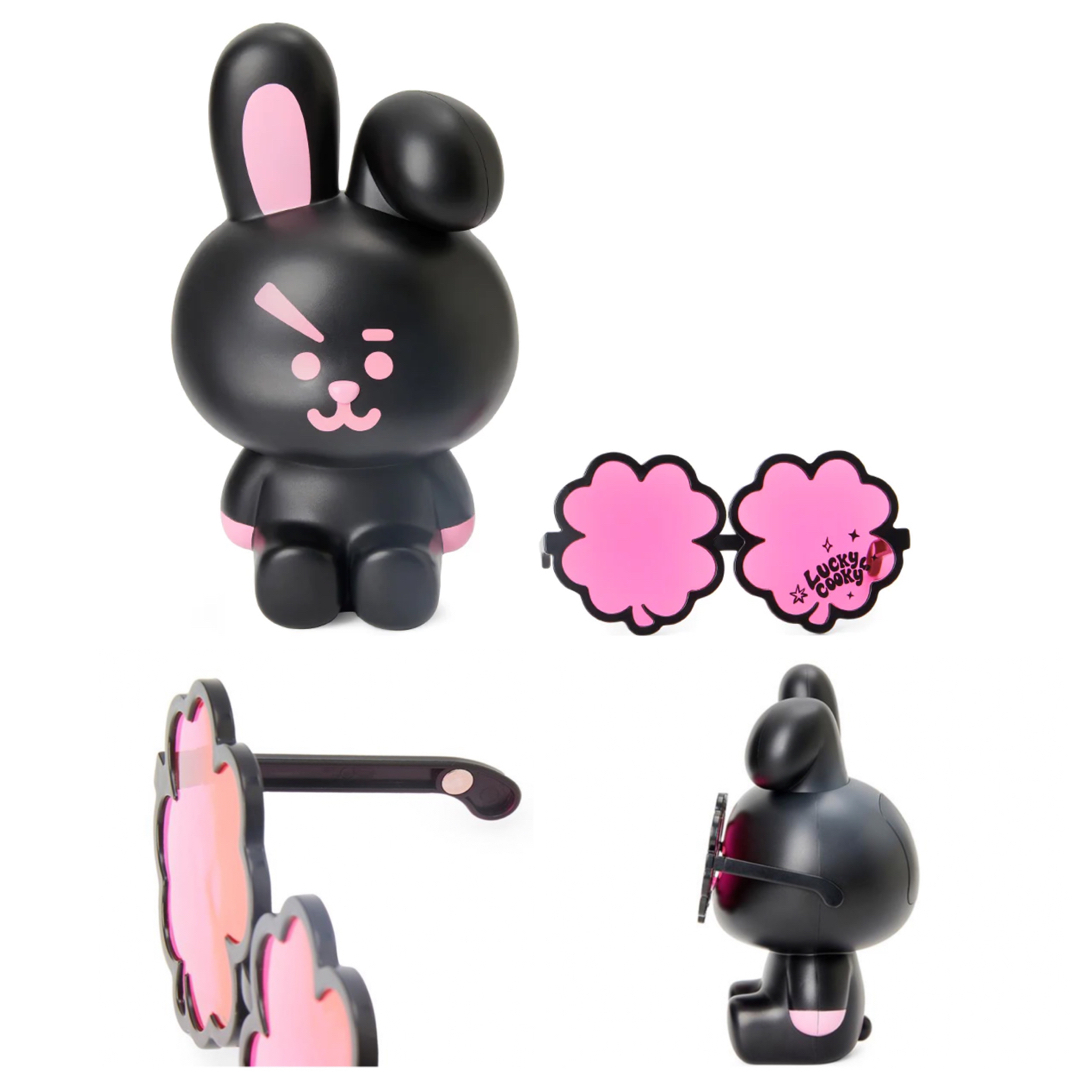 BT21 Lucky COOKY black edition container