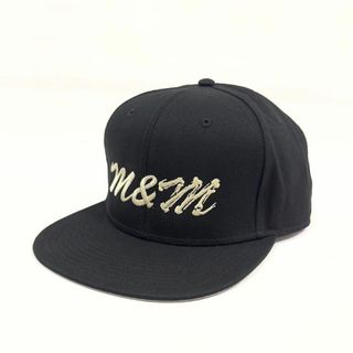 新品未使用 M＆M CAP BLACK エムアンドエム