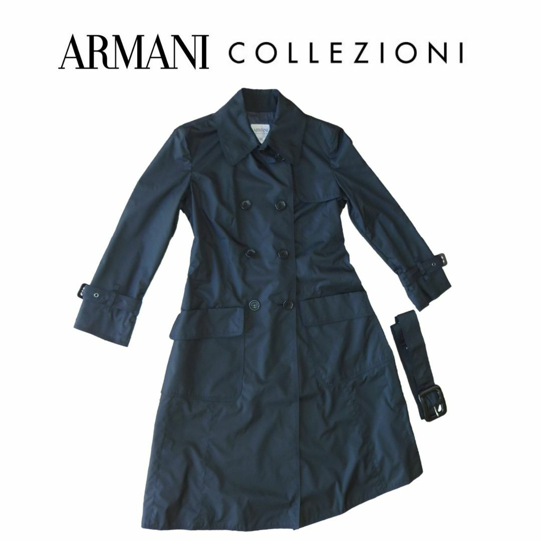 ARMANI Collezioni ナイロン トレンチ 38 ☆美品 アルマーニ | フリマアプリ ラクマ