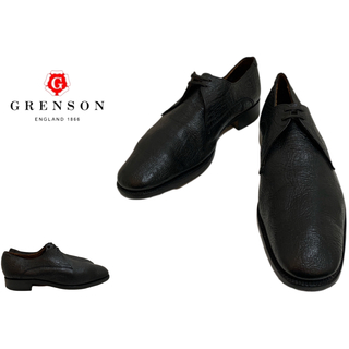 【新品未使用】 GRENSON グレンソン 革靴 レザーシューズ 紳士靴 ビジネスシューズ CAMBRIDGE ストレートチップ 113864 【9H：約28cm/BLACK CALF】