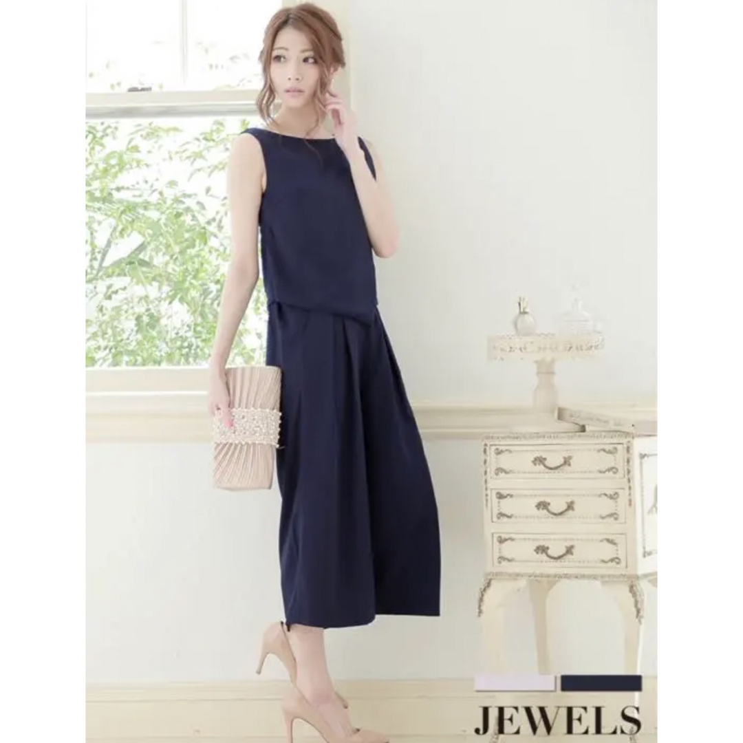 Jewels パンツドレス・着回しも出来るセットアップパンツドレス