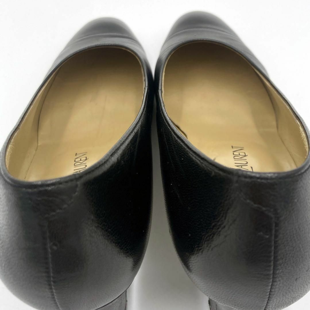 Yves Saint Laurent(イヴサンローラン)の【YSL】 イヴ サンローラン 35 1/2 パンプス ブラック冠婚葬祭 レディースの靴/シューズ(ハイヒール/パンプス)の商品写真