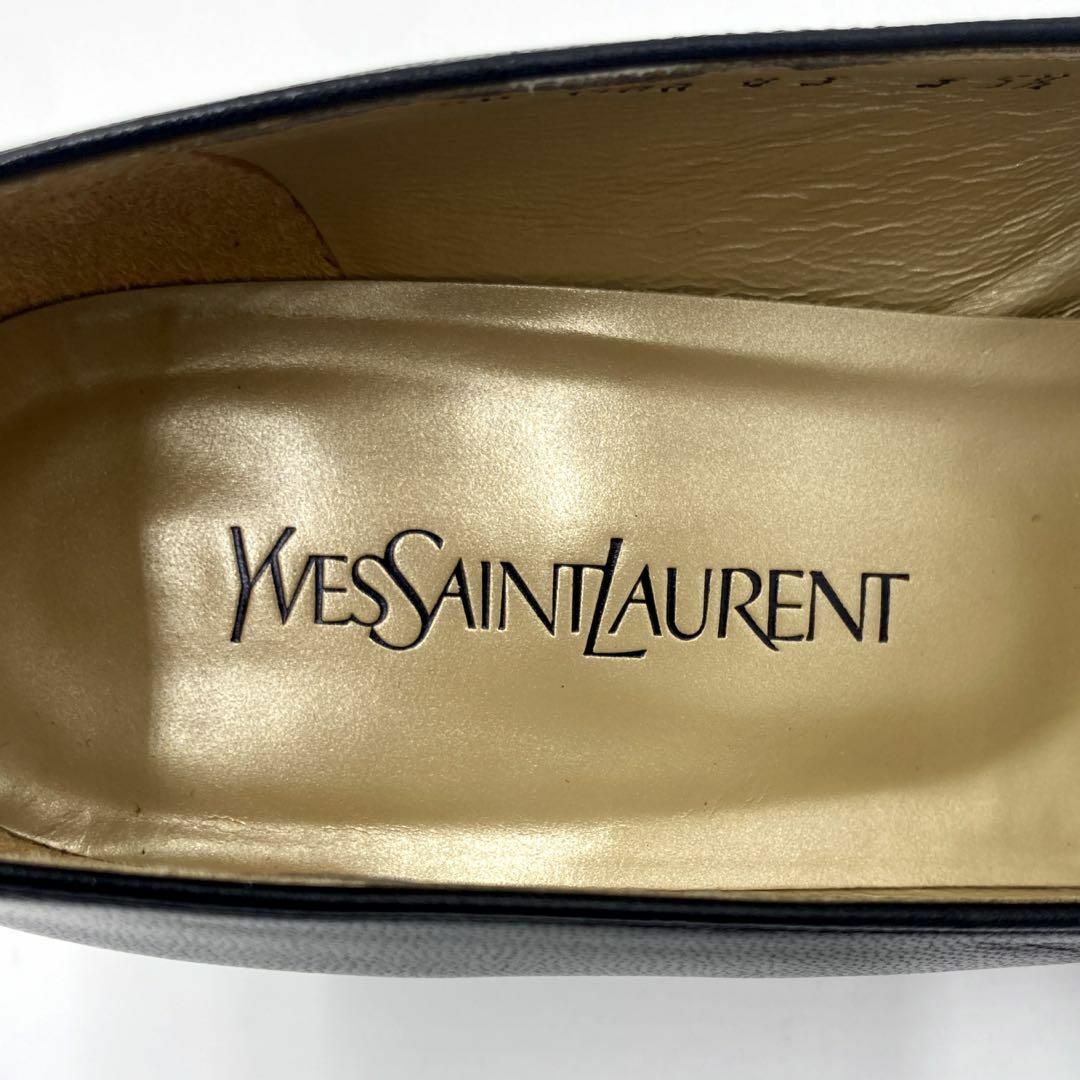 Yves Saint Laurent(イヴサンローラン)の【YSL】 イヴ サンローラン 35 1/2 パンプス ブラック冠婚葬祭 レディースの靴/シューズ(ハイヒール/パンプス)の商品写真