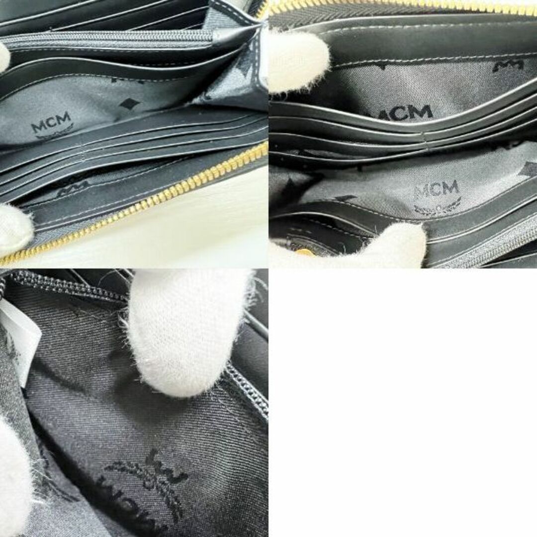 MCM(エムシーエム)の未使用保管　MCM　エムシーエム　ヴィセトス　ラウンド長財布　ブラウン　マルチ レディースのファッション小物(財布)の商品写真